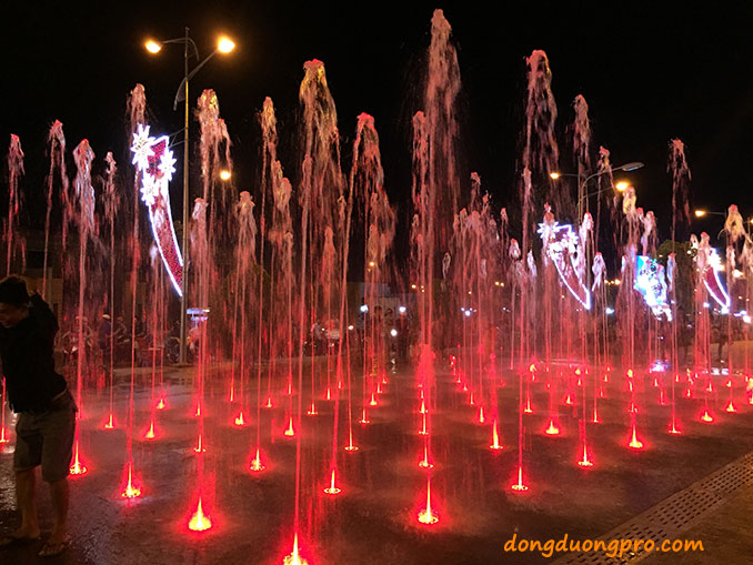 Sàn phun nước nghệ thuật Kiên Giang