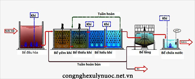 Quy trình hoạt động công nghệ xử lý nước thải MBBR