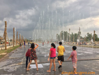 Nhạc nước cho sàn hồ gương khu đô thị Ngọc Bảo Viên